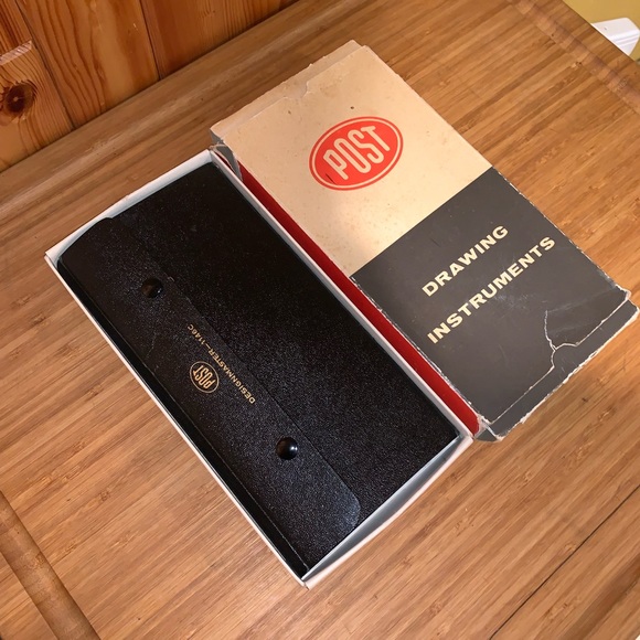 Vintage POST Design Master 1146 C *Germany* Drawing Drafting Set w/ Case & Box - Picture 5 of 8